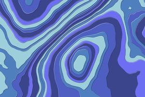 Violet, blue paper cut topographic map vector background. Abstract geometric lines art illustration
