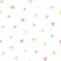 Abstract minimalistic pattern with triangular shapes. Contemporary print. Vector graphics.