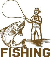 Fishing vector design