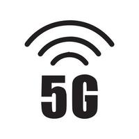 5g icons vector design