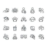 computer programing icons vector design