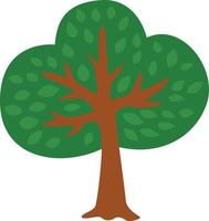 Simple Tree Vector Clipart for decor