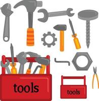 Complete Tools kit Vector Clipart