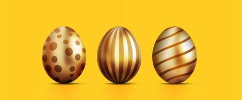 Beautiful Easter background with colorful Easter eggs. 3d illustration photo