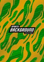 Background pattern for sports shirts, green camouflage pattern. vector