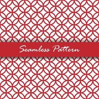 Seamless red pattern on white background, Chinese stripes style for festive holiday. vector