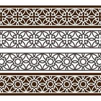 Ornamental pattern border Design Template. - Vector. vector