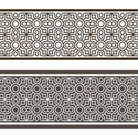 plantilla de diseño de borde de patrón ornamental. - vectores. vector