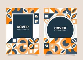 Flat mosaic cover template background. - Vector. vector