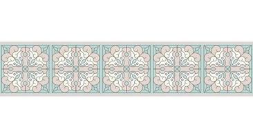 Ornamental pattern border Design Template. - Vector. vector