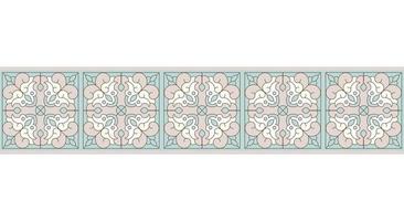 Ornamental pattern border Design Template. - Vector. vector