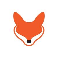 animal fox wolf head logo vector icon symbol illustration design