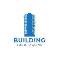 construction  building  skyscraper  architecture logo vector icon symbol illustration design