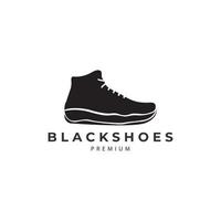 shoes running shoes sneakers fashion  silhouette logo vector icon symbol illustration design