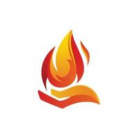 Fire Hand Logo Templates
