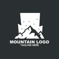 plantillas de logotipo de montaña vector