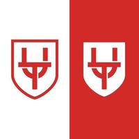 UT Monogram Logo Design Templates vector