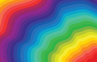 Colorful Wave Rainbow Background vector