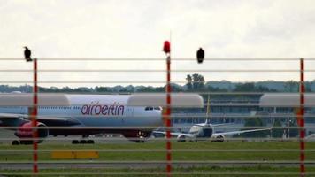 Airbus A330 of AirBerlin taxiing video