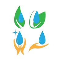 water drop Logo vector