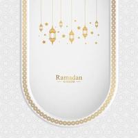 ilustración de fondo islámico ramadan kareem vector