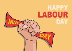 Happy Labour Day illustration background banner vector