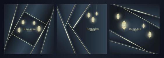 ilustración de fondo islámico ramadan kareem vector