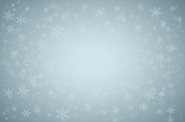 snowflakes winter background illustration