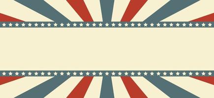 happy independence day 4th of July in retro style background vector