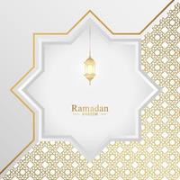 ilustración de fondo islámico ramadan kareem vector