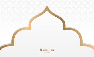 Ramadan Kareem Islamic Background Illustration