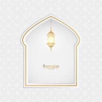 ilustración de fondo islámico ramadan kareem vector