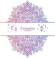 ilustración de fondo islámico ramadan kareem vector