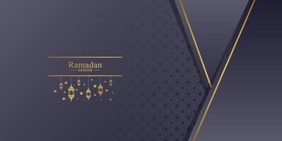 ilustración de fondo islámico ramadan kareem vector