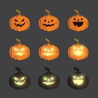 ilustración de fondo de decoración de elemento de halloween vector