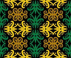 seamless patern of dayak ethnic pattern.traditional Indonesian fabric motif.borneo pattern. vector design inspiration. Creative textile for fashion or cloth