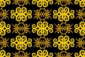 seamless patern of dayak ethnic pattern.traditional Indonesian fabric motif.borneo pattern. vector design inspiration. Creative textile for fashion or cloth