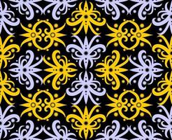 seamless patern of dayak ethnic pattern.traditional Indonesian fabric motif.borneo pattern. vector design inspiration. Creative textile for fashion or cloth
