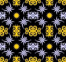 seamless patern of dayak ethnic pattern.traditional Indonesian fabric motif.borneo pattern. vector design inspiration. Creative textile for fashion or cloth