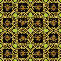 patrón sin costuras de patrón étnico dayak.motivo de tela indonesia tradicional.patrón de borneo. inspiración de diseño vectorial. textil creativo para moda o tela vector