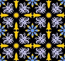 seamless patern of dayak ethnic pattern.traditional Indonesian fabric motif.borneo pattern. vector design inspiration. Creative textile for fashion or cloth