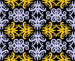 seamless patern of dayak ethnic pattern.traditional Indonesian fabric motif.borneo pattern. vector design inspiration. Creative textile for fashion or cloth