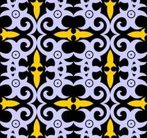 seamless patern of dayak ethnic pattern.traditional Indonesian fabric motif.borneo pattern. vector design inspiration. Creative textile for fashion or cloth