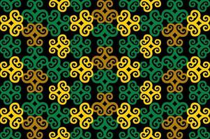 seamless patern of dayak ethnic pattern.traditional Indonesian fabric motif.borneo pattern. vector design inspiration. Creative textile for fashion or cloth