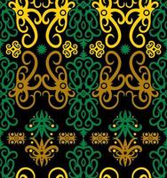 seamless patern of dayak ethnic pattern.traditional Indonesian fabric motif.borneo pattern. vector design inspiration. Creative textile for fashion or cloth