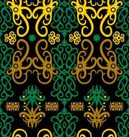 seamless patern of dayak ethnic pattern.traditional Indonesian fabric motif.borneo pattern. vector design inspiration. Creative textile for fashion or cloth