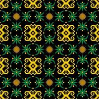 seamless patern of dayak ethnic pattern.traditional Indonesian fabric motif.borneo pattern. vector design inspiration. Creative textile for fashion or cloth