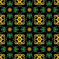 seamless patern of dayak ethnic pattern.traditional Indonesian fabric motif.borneo pattern. vector design inspiration. Creative textile for fashion or cloth