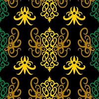 seamless patern of dayak ethnic pattern.traditional Indonesian fabric motif.borneo pattern. vector design inspiration. Creative textile for fashion or cloth