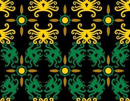 seamless patern of dayak ethnic pattern.traditional Indonesian fabric motif.borneo pattern. vector design inspiration. Creative textile for fashion or cloth